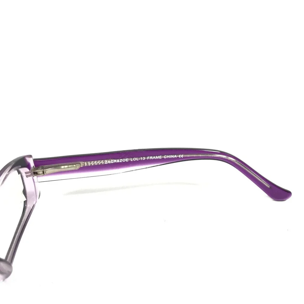 Zack & Zoe LOL-13 PURPLE Eyeglasses Frames Rectangular Full Rim 46-14-125